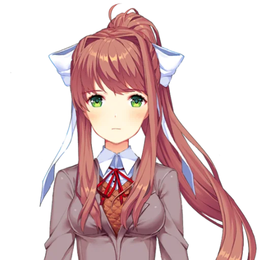 📚 Стикер «just Monika .//» для Telegram