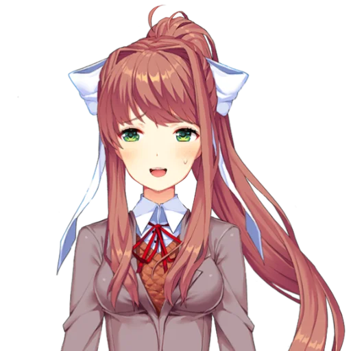 📚 Стикер «just Monika .//» для Telegram