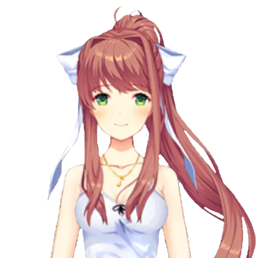 📚 Стикер «just Monika .//» для Telegram
