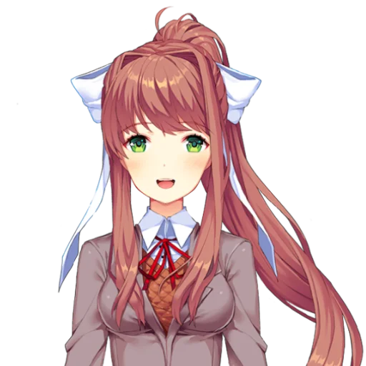 📚 Стикер «just Monika .//» для Telegram