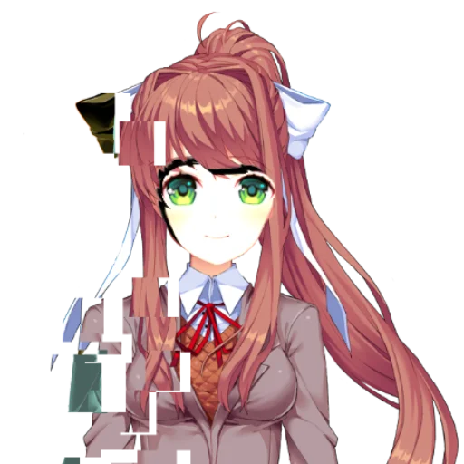 📚 Стикер «just Monika .//» для Telegram