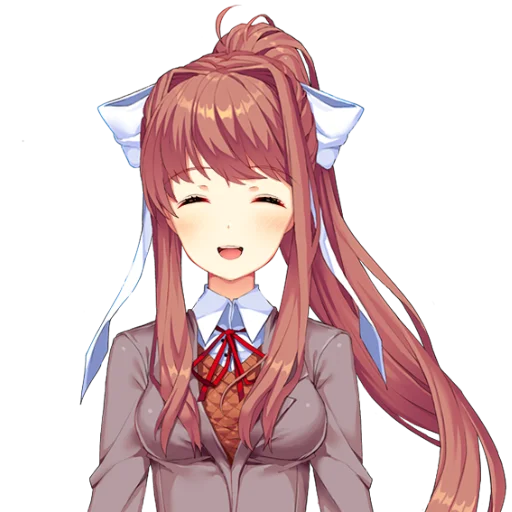 📚 Стикер «just Monika .//» для Telegram