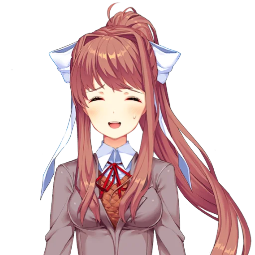 📚 Стикер «just Monika .//» для Telegram