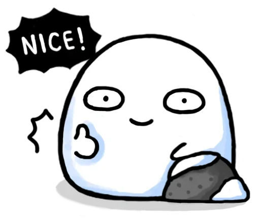 ⛄ Стикер «Just a snowball» для Telegram