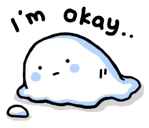 ⛄ Стикер «Just a snowball» для Telegram