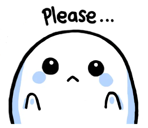 ⛄ Стикер «Just a snowball» для Telegram
