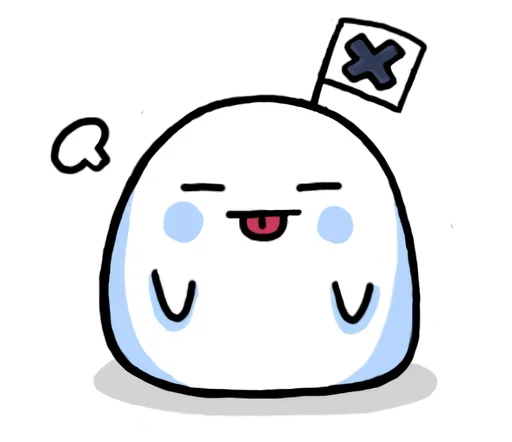 ⛄ Стикер «Just a snowball» для Telegram