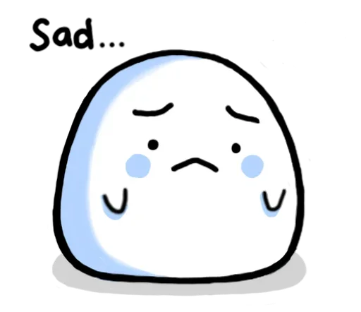 ⛄ Стикер «Just a snowball» для Telegram