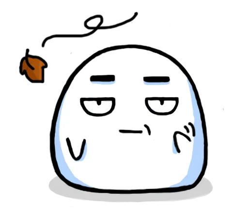 ⛄ Стикер «Just a snowball» для Telegram