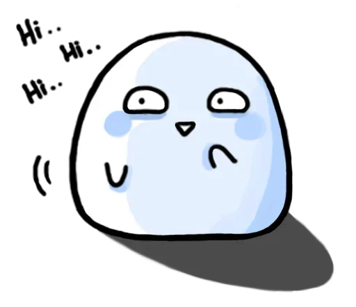⛄ Стикер «Just a snowball» для Telegram