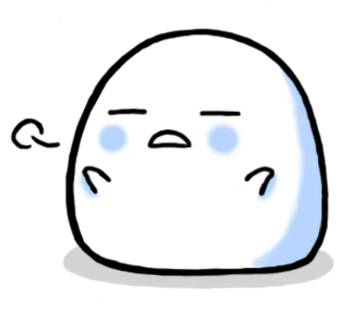 ⛄ Стикер «Just a snowball» для Telegram