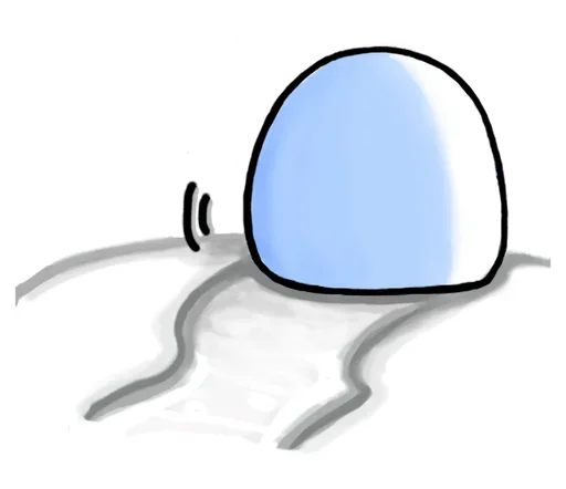 ⛄ Стикер «Just a snowball» для Telegram