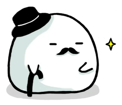 ⛄ Стикер «Just a snowball» для Telegram