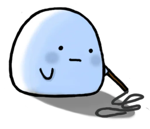 ⛄ Стикер «Just a snowball» для Telegram