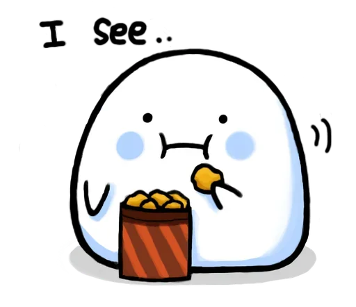 ⛄ Стикер «Just a snowball» для Telegram