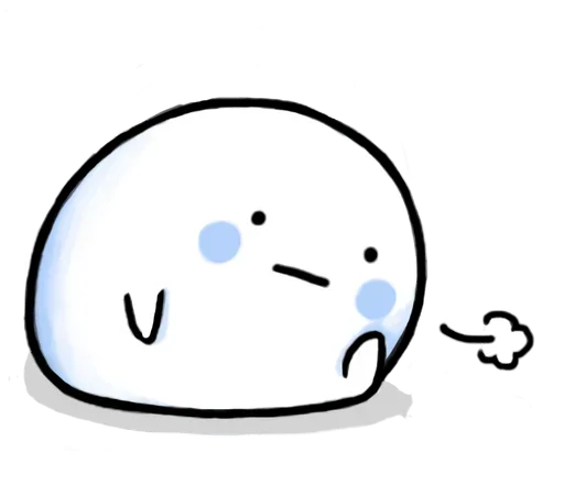 ⛄ Стикер «Just a snowball» для Telegram