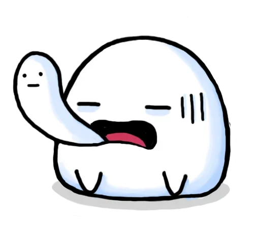 ⛄ Стикер «Just a snowball» для Telegram