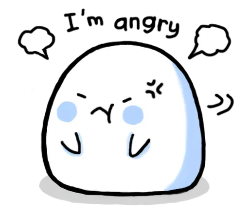 ⛄ Стикер «Just a snowball» для Telegram