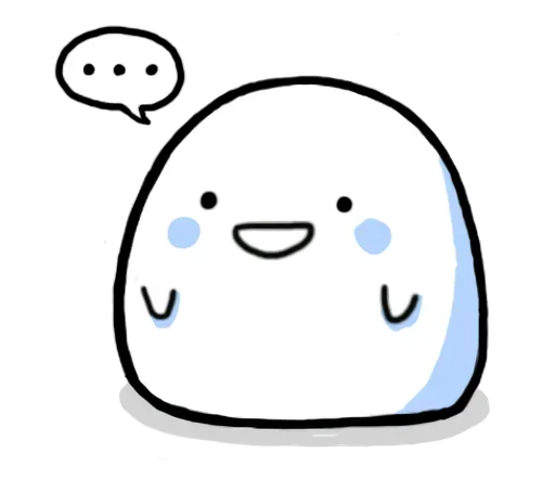 ⛄ Стикер «Just a snowball» для Telegram