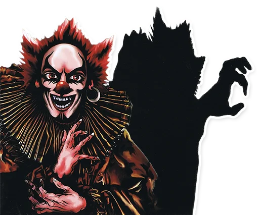 🤡 Стикер «Вдали, над деревней летали собаки» для Telegram