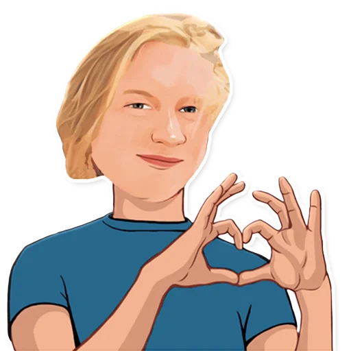 ❤️ Стикер «Вдали, над деревней летали собаки» для Telegram