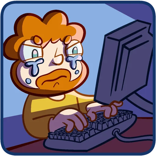 👨‍💻 Стикер «Просто Славик Без Текста» для Telegram