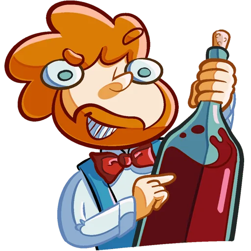 🍷 Стикер «Просто Славик Без Текста» для Telegram