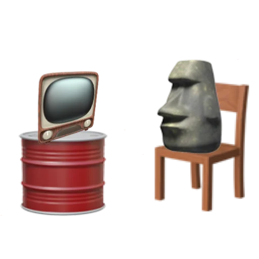 📺 Стикер «just stone» для Telegram
