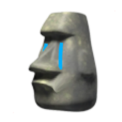 😭 Стикер «just stone» для Telegram