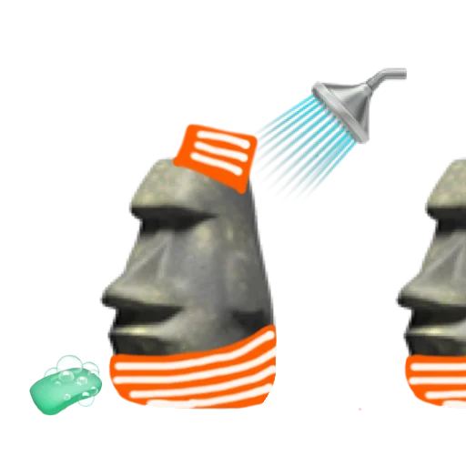 🧼 Стикер «just stone» для Telegram