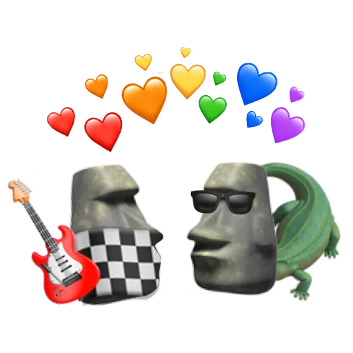 🏳️‍🌈 Стикер «just stone» для Telegram