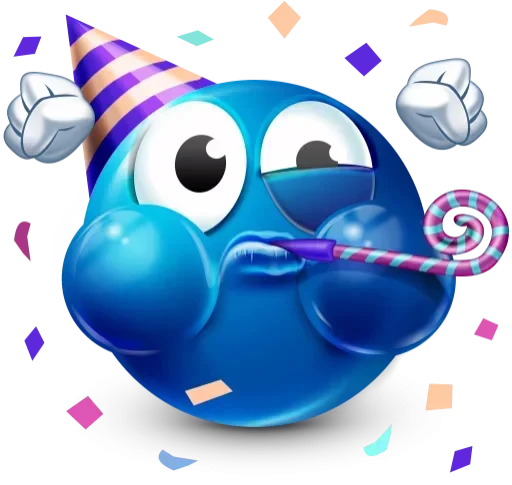 🥳 Стикер «jvhjcm 5t 4iv 6 89f 678» для Telegram