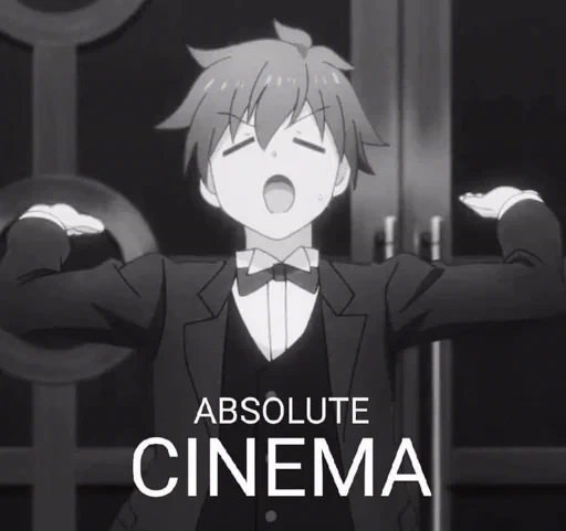 🤔 Стикер «Absolute cinema» для Telegram