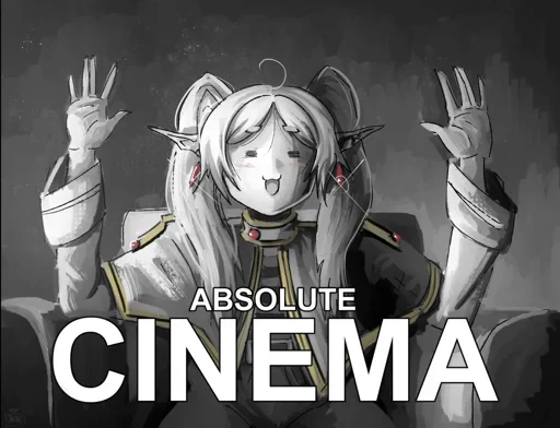 🤔 Стикер «Absolute cinema» для Telegram