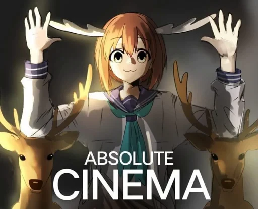 🤔 Стикер «Absolute cinema» для Telegram