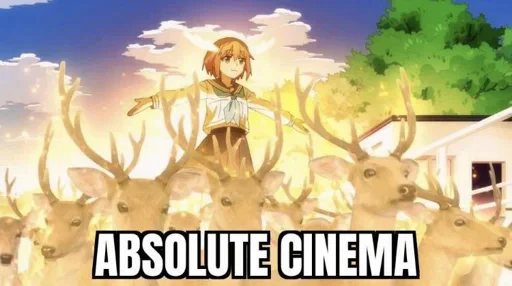 🤔 Стикер «Absolute cinema» для Telegram