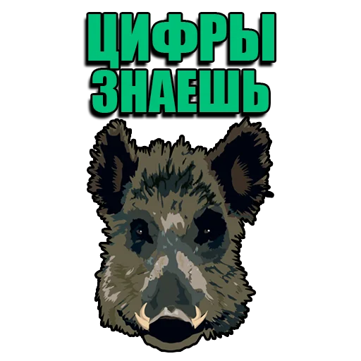 🐗 Стикер «Кабанчик» для Telegram