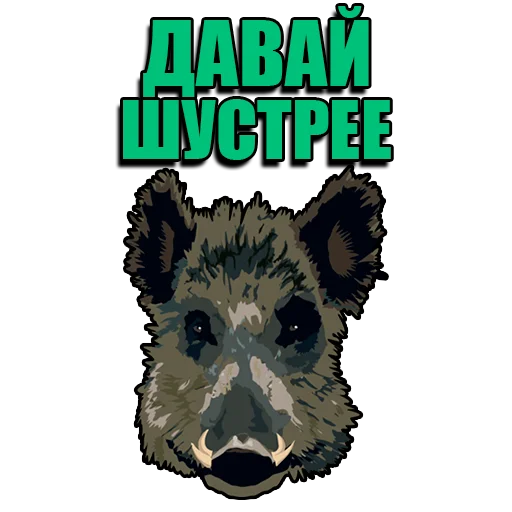 🐗 Стикер «Кабанчик» для Telegram