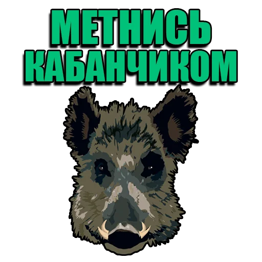 Стикерпак Кабанчик для Telegram
