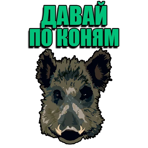 🐗 Стикер «Кабанчик» для Telegram