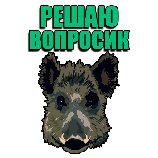🐗 Стикер «Кабанчик» для Telegram