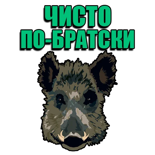 🐗 Стикер «Кабанчик» для Telegram