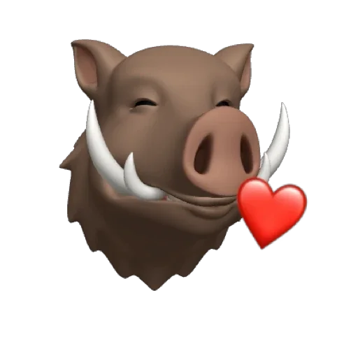 😘 Стикер «Кабан IOS» для Telegram