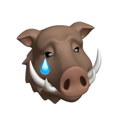 😢 Стикер «Кабан IOS» для Telegram