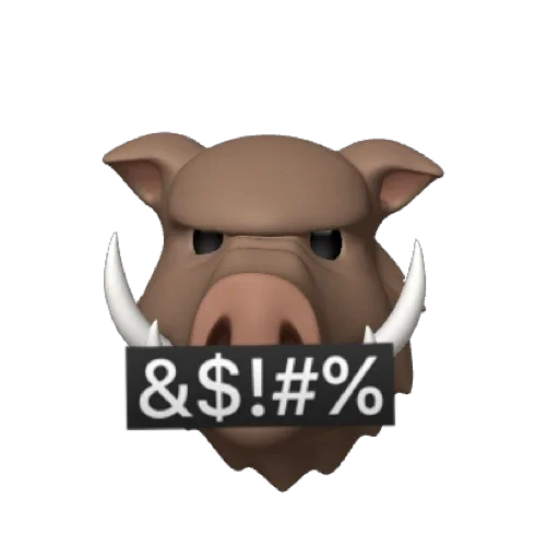 🤬 Стикер «Кабан IOS» для Telegram