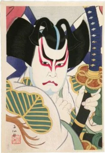 👺 Стикер «Kabuki» для Telegram