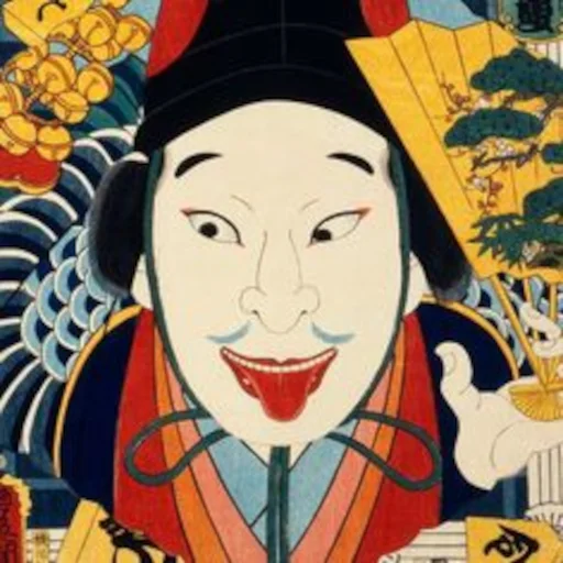 👺 Стикер «Kabuki» для Telegram