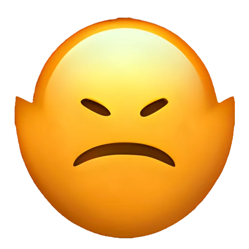 😣 Стикер «Круглый квадрат» для Telegram
