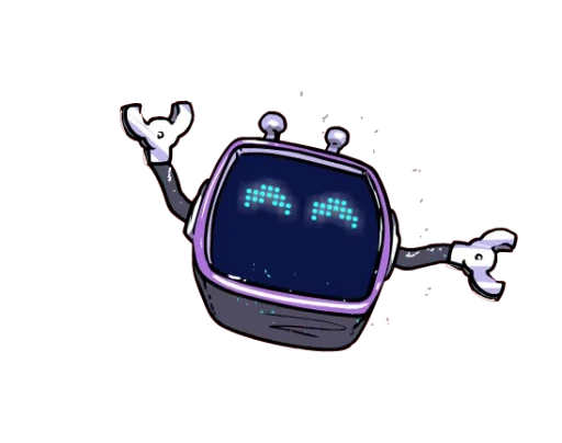 🙂 Стикер «kadrobot» для Telegram