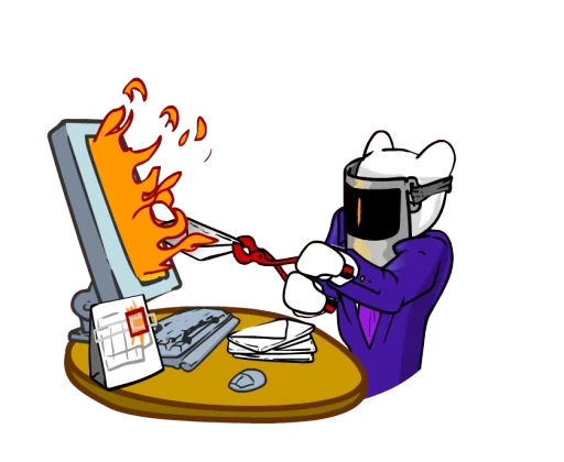 🔥 Стикер «kadrobot» для Telegram